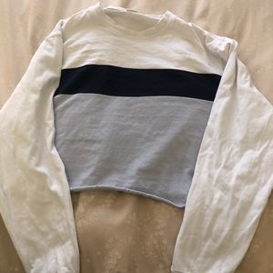 John Galt /Brandy Melville cropped long sleeve top